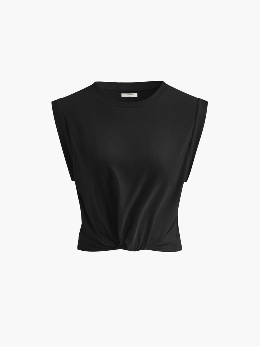 Commense Cotton Knotted T-Shirt